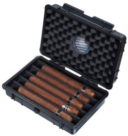 Visol Wendell Hard Plastic Travel Cigar Humidor - 5 Cigars