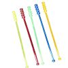 Disposable Colorful Beads Cocktail Stirring Sticks, 50Pcs