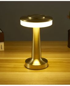 Dumbbell rechargeable table lamp