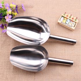 Multipurpose 2 PCS Stainless Steel Small and Large Ice Scooper