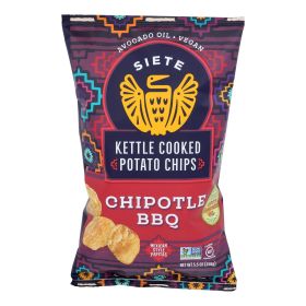 Siete -  Chipotle BBQ Kettle Chip - Case Of 6-5.5 Oz