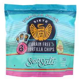 Siete - Tortilla Chips Sea Salt Grain Free - Case Of 6-6 Ct