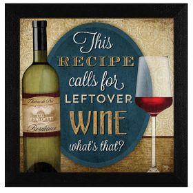 "Leftover Wine" By Mollie B., Printed Wall Art