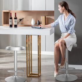 Modern Swivel Adjustable Height Bar Stool with Footrest By  Hooya Imp.& Exp.