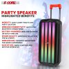 5 Core Karaoke Machine Bluetooth 8 Inch 2 Way SpeakerS