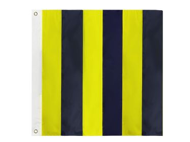 Authentic Letter G Nautical Alphabet Navy Code Signal Flag 24"" - Outdoor Use