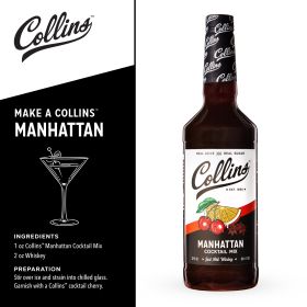 32 oz. Manhattan Cocktail Mix by Collins