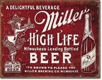 "Miller - Bound to Please" Tin Sign