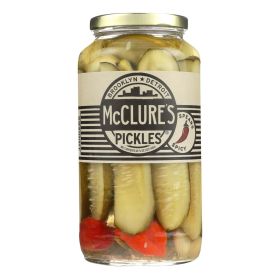 McClure's Spicy Dill Spears (Case of 6 - 32 Oz)