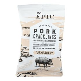 Epic Maple Bacon Pork Cracklings - Case Of 12 - 2.5 Oz