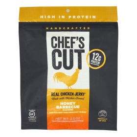 Chef's Cut  Real Chicken Jerky - Honey Barbecue - Case Of 8 - 2.5 Oz.