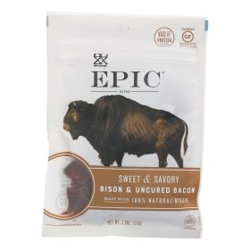 Epic Jerky Bites – Bison Meat with Uncured Bacon, Chia & Raisins