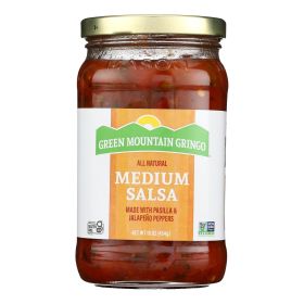 Green Mountain Gringo Medium Salsa (Case of 12 - 16 Oz)