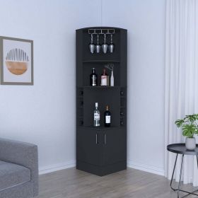 Paprika Bar Cabinet – Black Wengue Finish