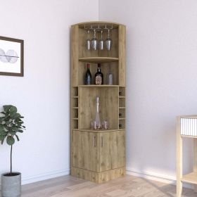 Paprika Corner Bar Cabinet - Modern Storage Solution