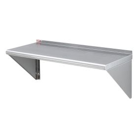 Heavy-Duty Stainless Steel Wall Shelf