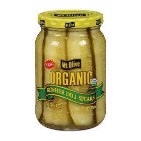 Mt Olive Pickle Co Organic Kosher Dill Spears