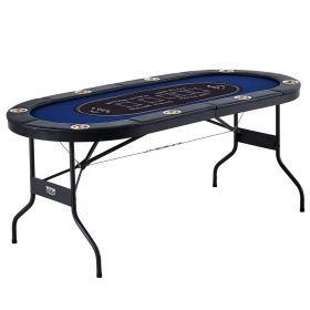 VEVOR 8 Player Foldable Poker Table