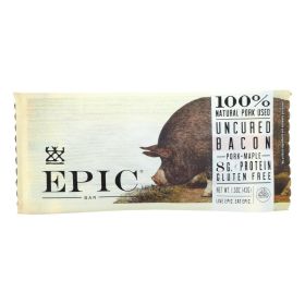 Epic Pork Maple Uncured Bacon Bar - Case Of 12 - 1.5 Oz