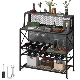 VEVOR Wine Rack 12 Bottles of Wine (Gray)