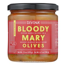 Divina Bloody Mary Olives - Case Of 6 - 13 Oz