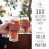 Elevate Your Sips: Beer FREEZE™ in Wood (Set of 2) by HOST®