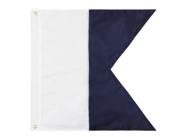 Authentic Letter A Nautical Alphabet Navy Code Signal Flag 24"" - Outdoor Use