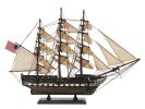 Rustic Wooden USS Constitution Tall Model Ship 24""