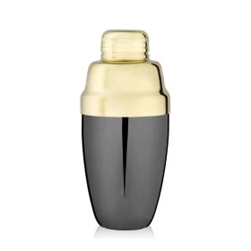 Viski® Deco Heavyweight Cocktail Shaker in Black & Gold