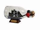 Flying Dutchman Pirate Ship in a Glass Bottle 5""