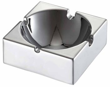 Visol Appeal Square Stainless Steel Cigarette Ashtray - VASH206