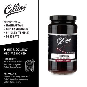 11 oz. Bourbon Cherries by Collins