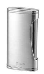 Caseti Big Flat Cigar Lighter (Color: Chrome)