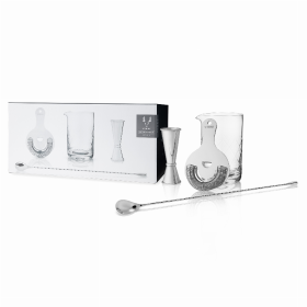 4-Piece Mixologist Barware Set By Viski (Color: Stainless Steel  (Silver))